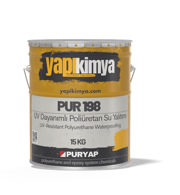 Pur 198 Alifatik UV Dayanımlı Poliüretan Membran 12.5 KG