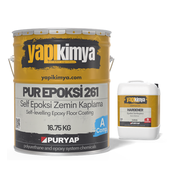 PUREPOKSİ 261 Self Epoksi Kaplama 20 Kg