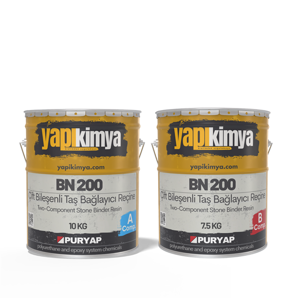 PUR BN 200 Çift Bileşenli Taş Halı Bağlayıcı Binder 