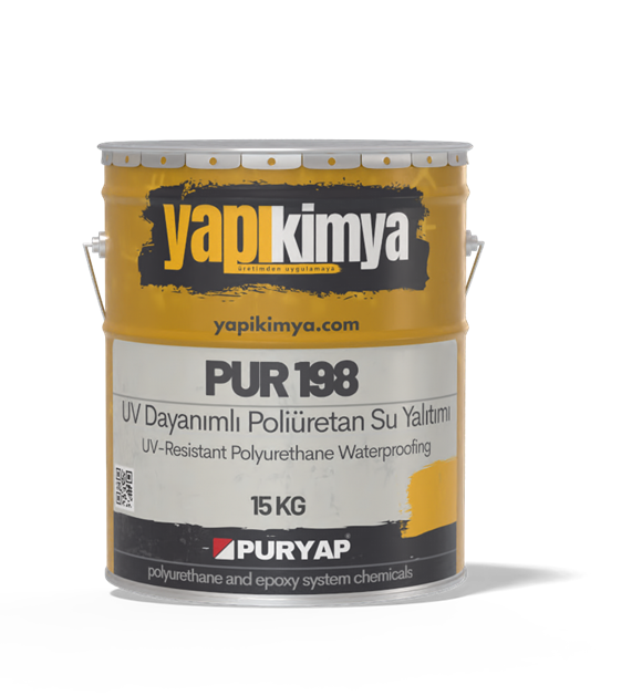 Pur 198 Alifatik UV Dayanımlı Poliüretan Membran 12.5 KG