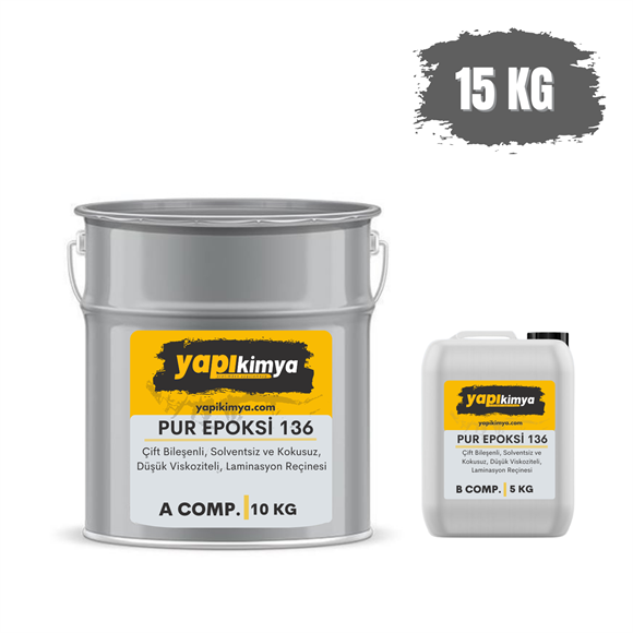 PUR EPOKSİ 136 Laminasyon Epoksi Reçinesi 15 kg