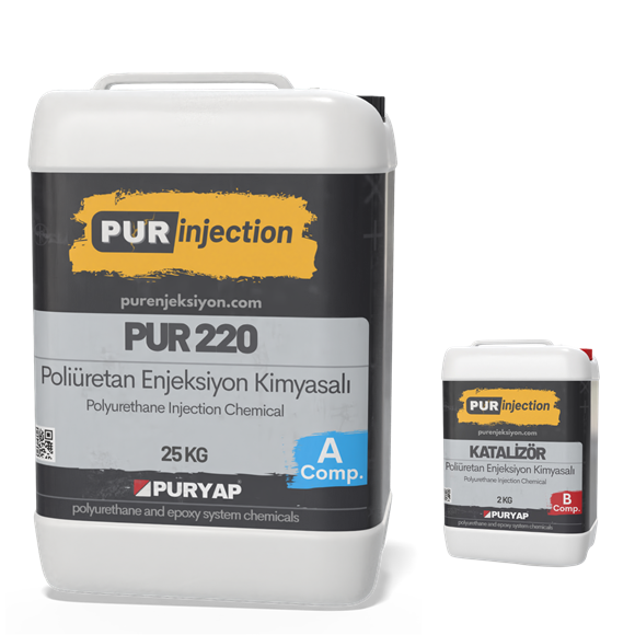 PUR 220 Poliüretan Enjeksiyon 27 Kg