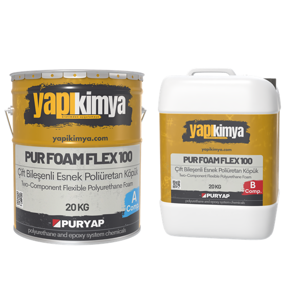 PUR FOAM FLEX 100 Esnek Poliüretan Köpük 40 Kg