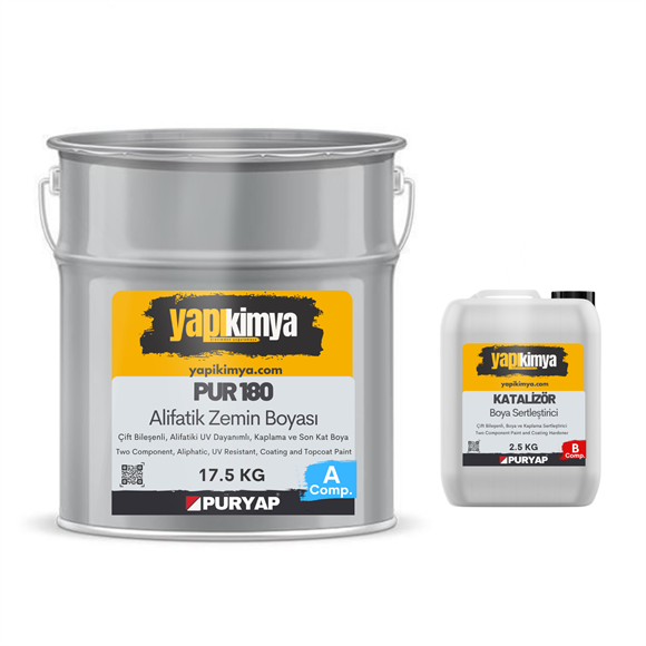 PUR 180 Alifatik Esnek Poliüretan Boya 20 Kg