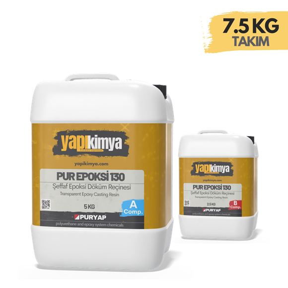 Ultra Şeffaf Epoksi Döküm Reçinesi 7.5 Kg