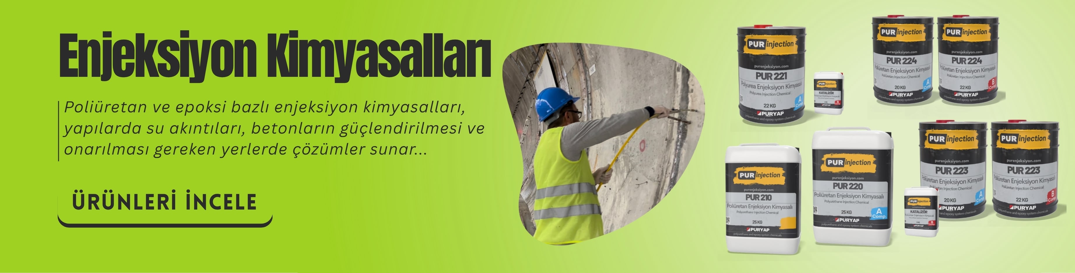 Poliüretan Enjeksiyon kimyasalı