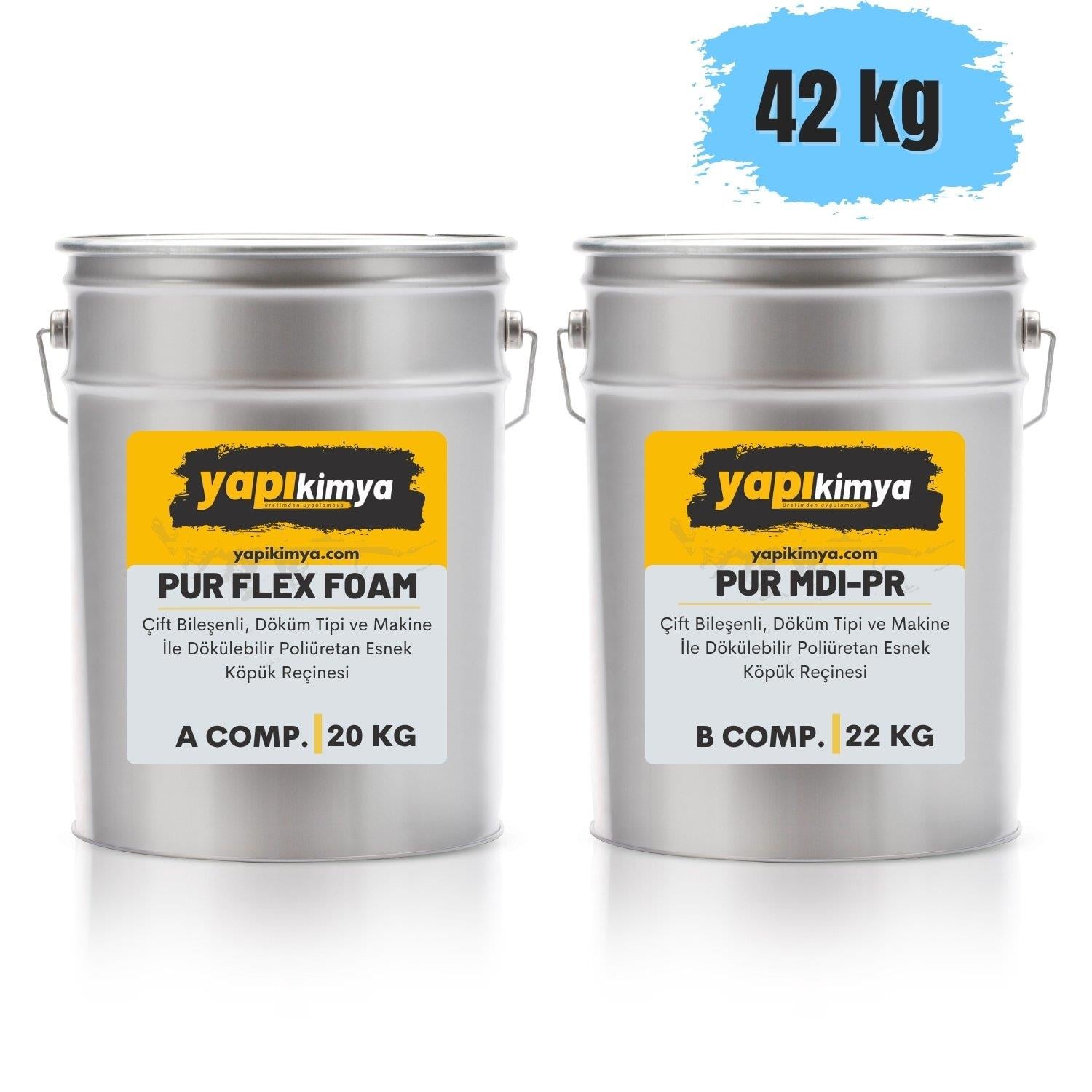 PUR FOAM FLEX Esnek Poliüretan Köpük 42 Kg