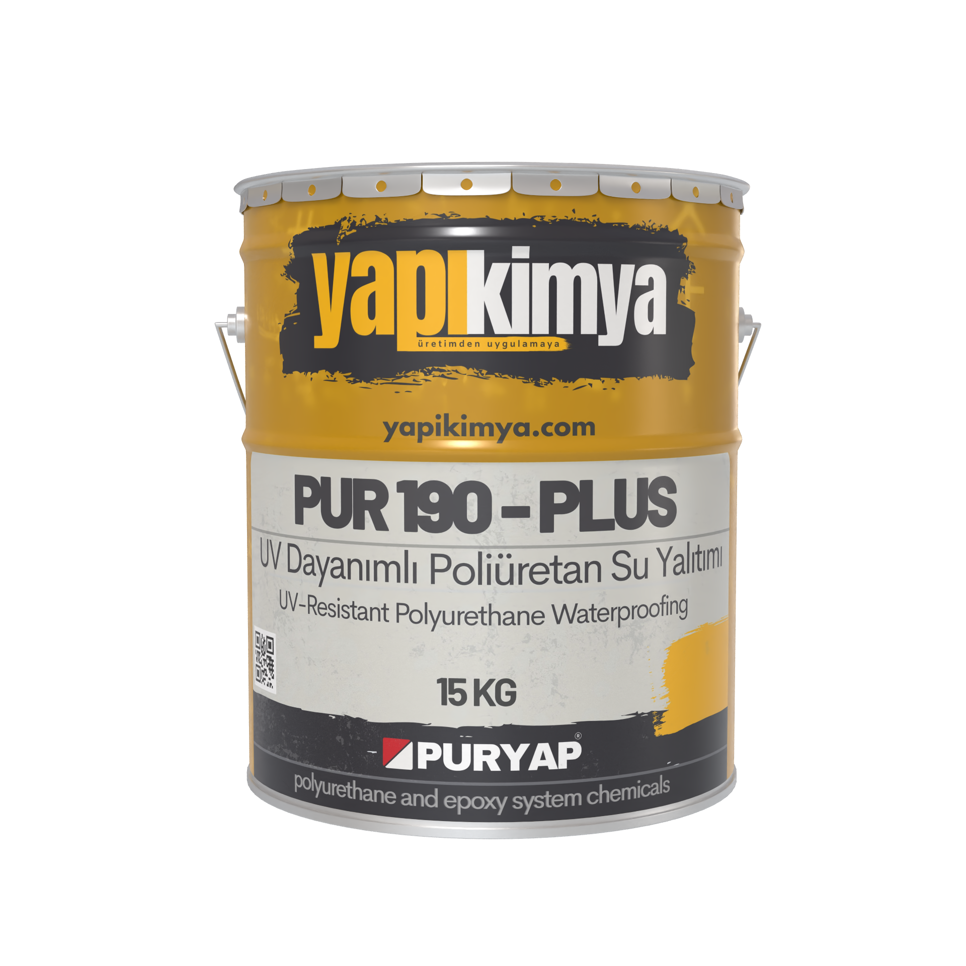 PUR 190 Plus Poliüretan Su Yalıtım Membranı 15 KG