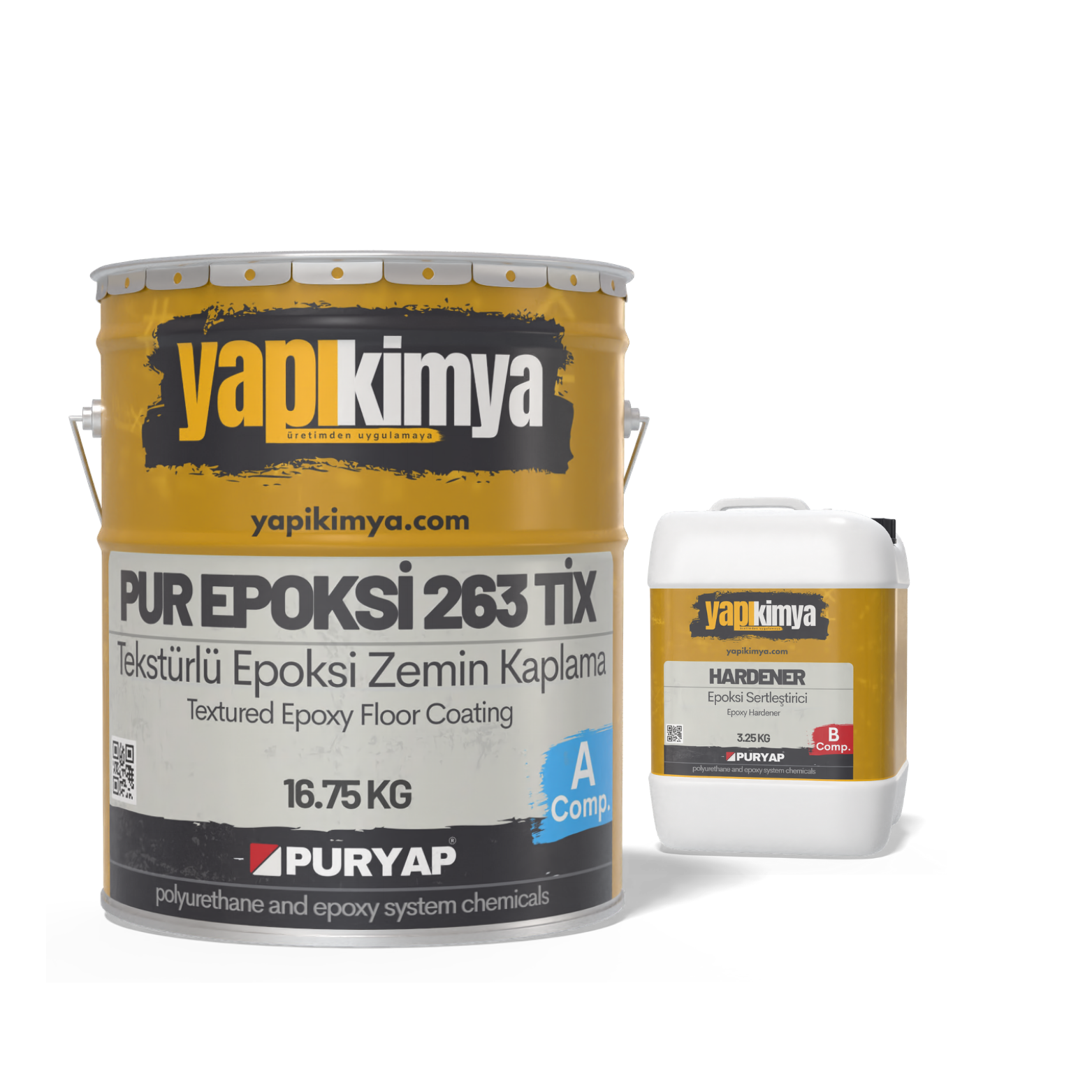 PUR EPOKSİ 263 TİX Tekstürlü Zemin Kaplama 20 KG