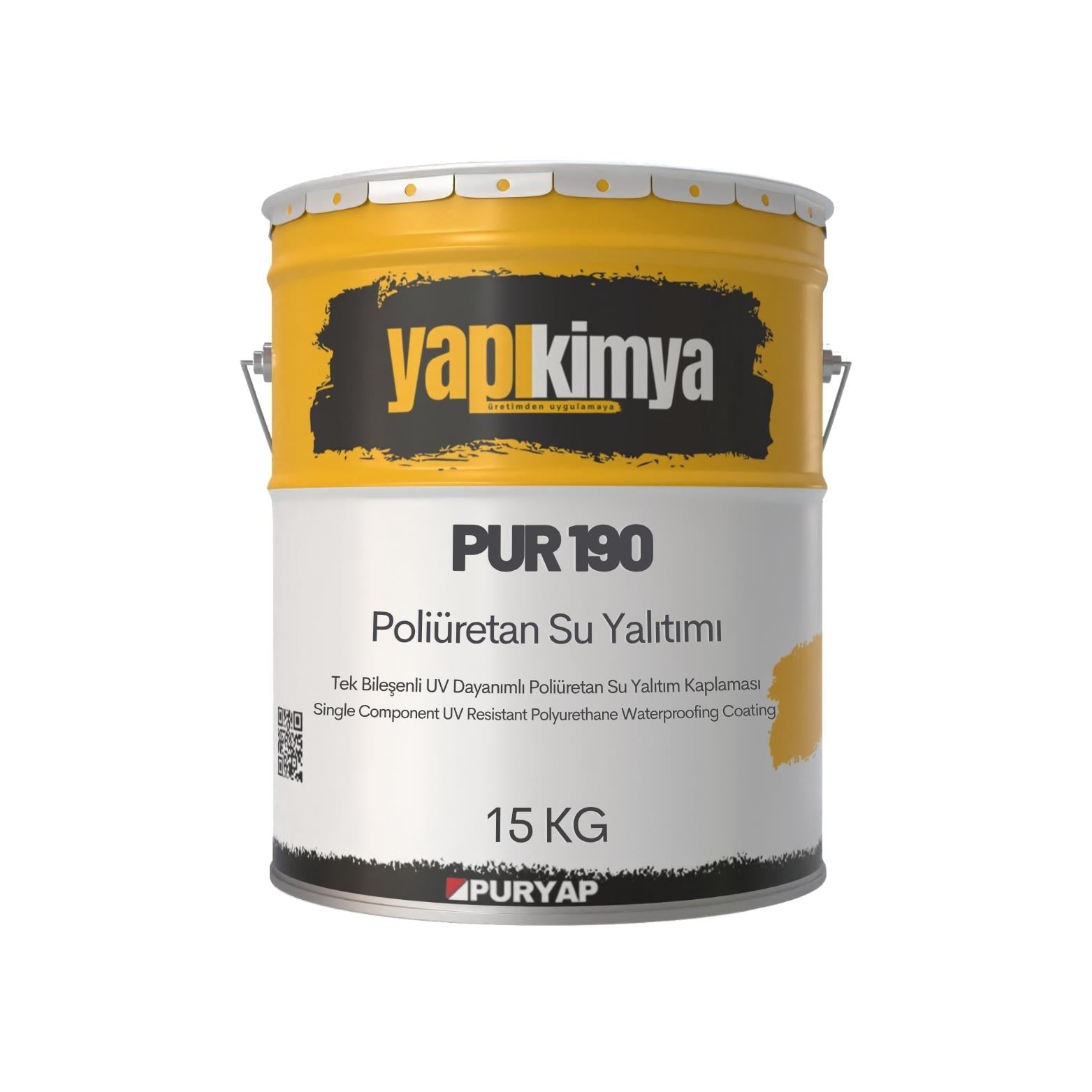 PUR 190 Poliüretan Su Yalıtım Membranı 15 KG
