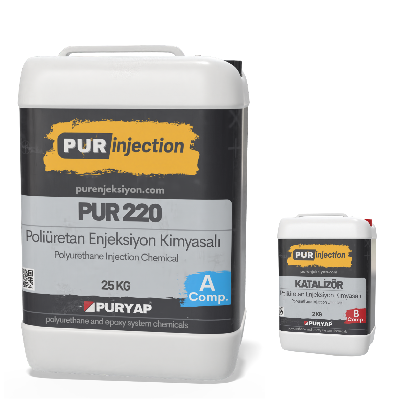 PUR 220 Poliüretan Enjeksiyon 27 Kg