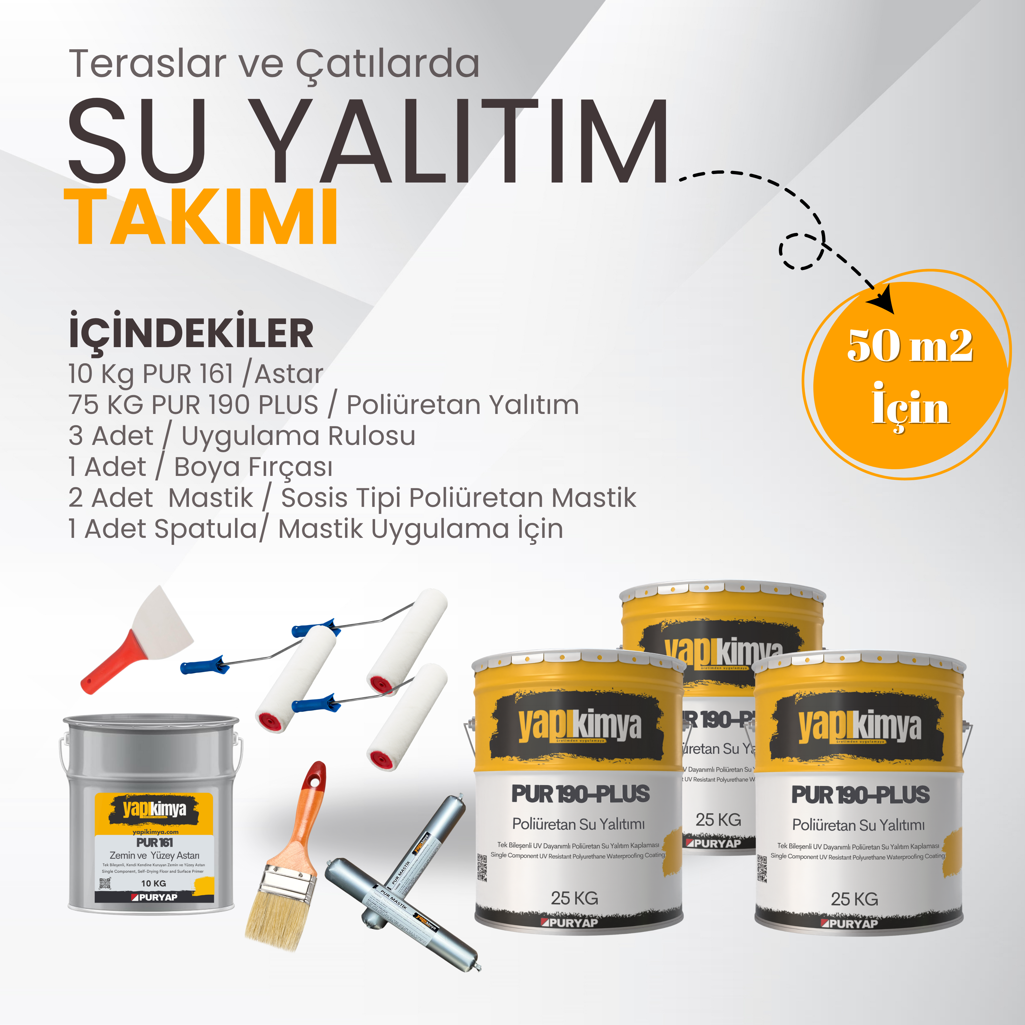 Teras ve Çatı Su Yalıtımı Takımı 