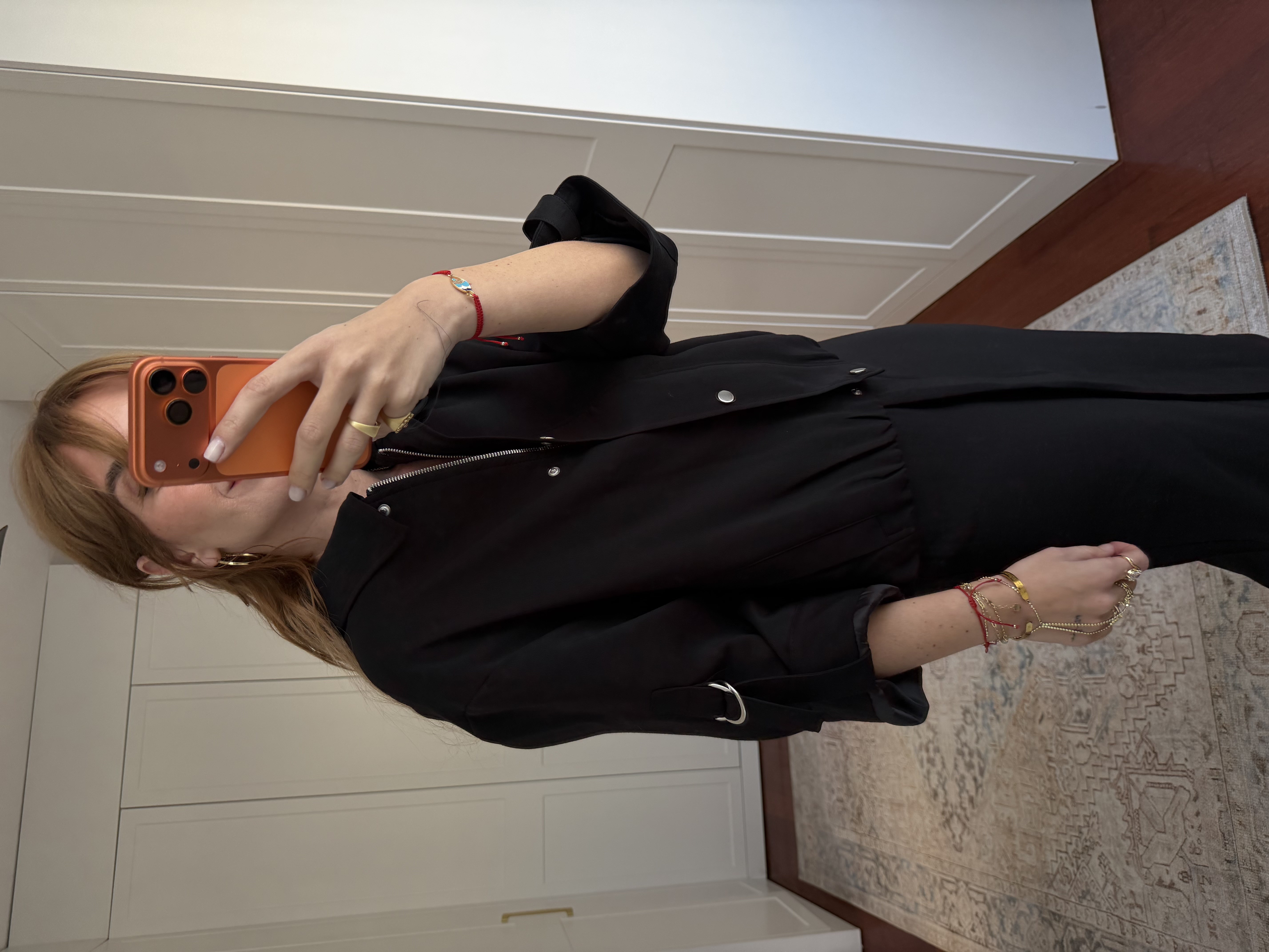 Premium Kalite , Bomber Ceket & Etek , Siyah Takım