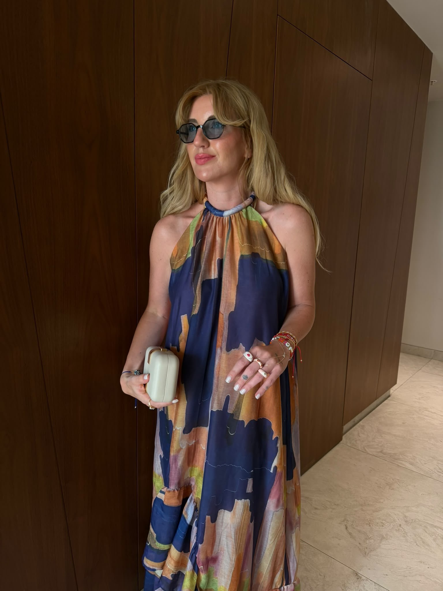 Orijinal Model , Pastel Renkli , Boyundan Bağlamalı Elbise