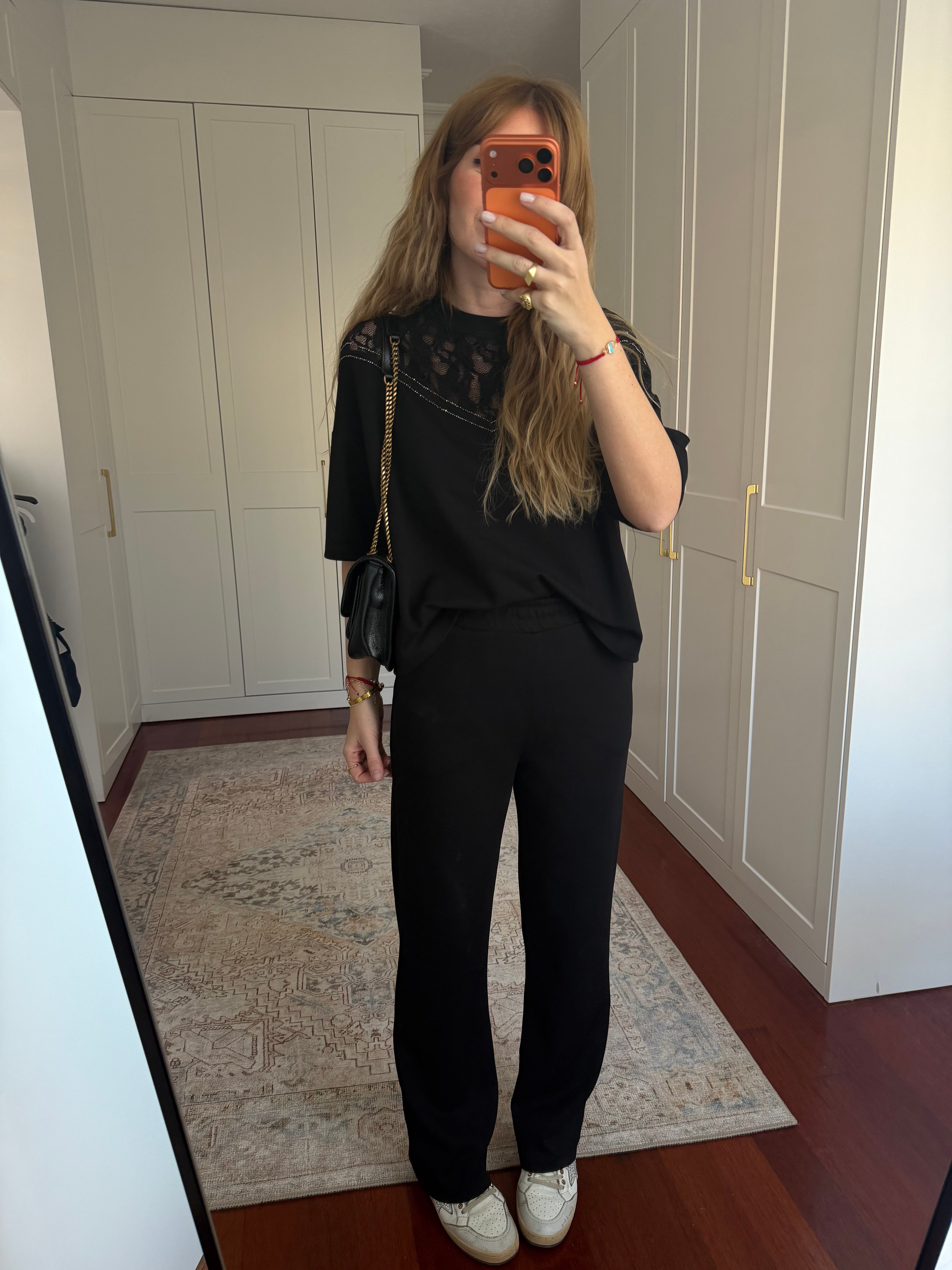 Güpür Dantelli , Taş İşlemeli , Siyah Modal Takım