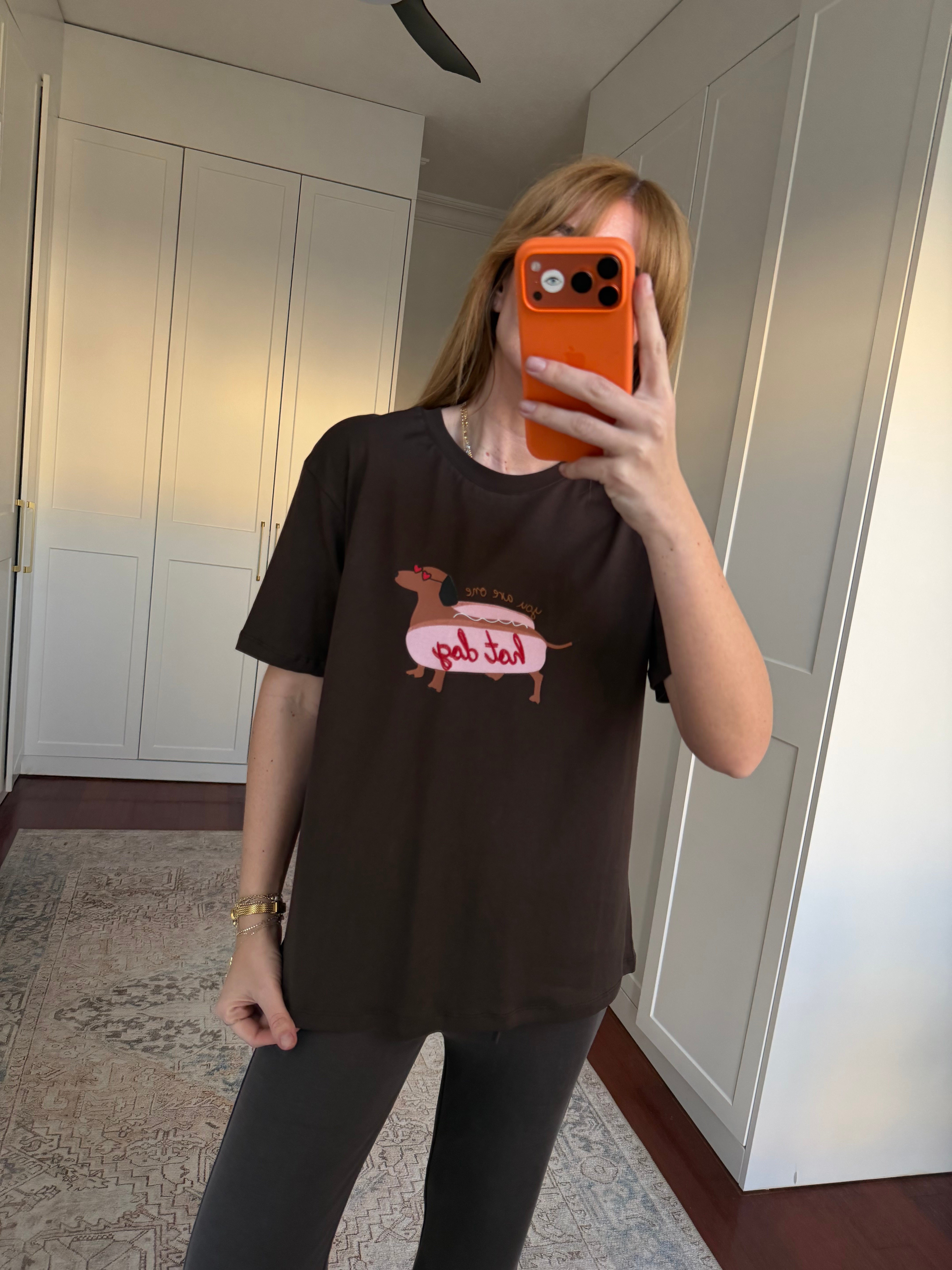 Hot Dog Acıkahve T-shirt