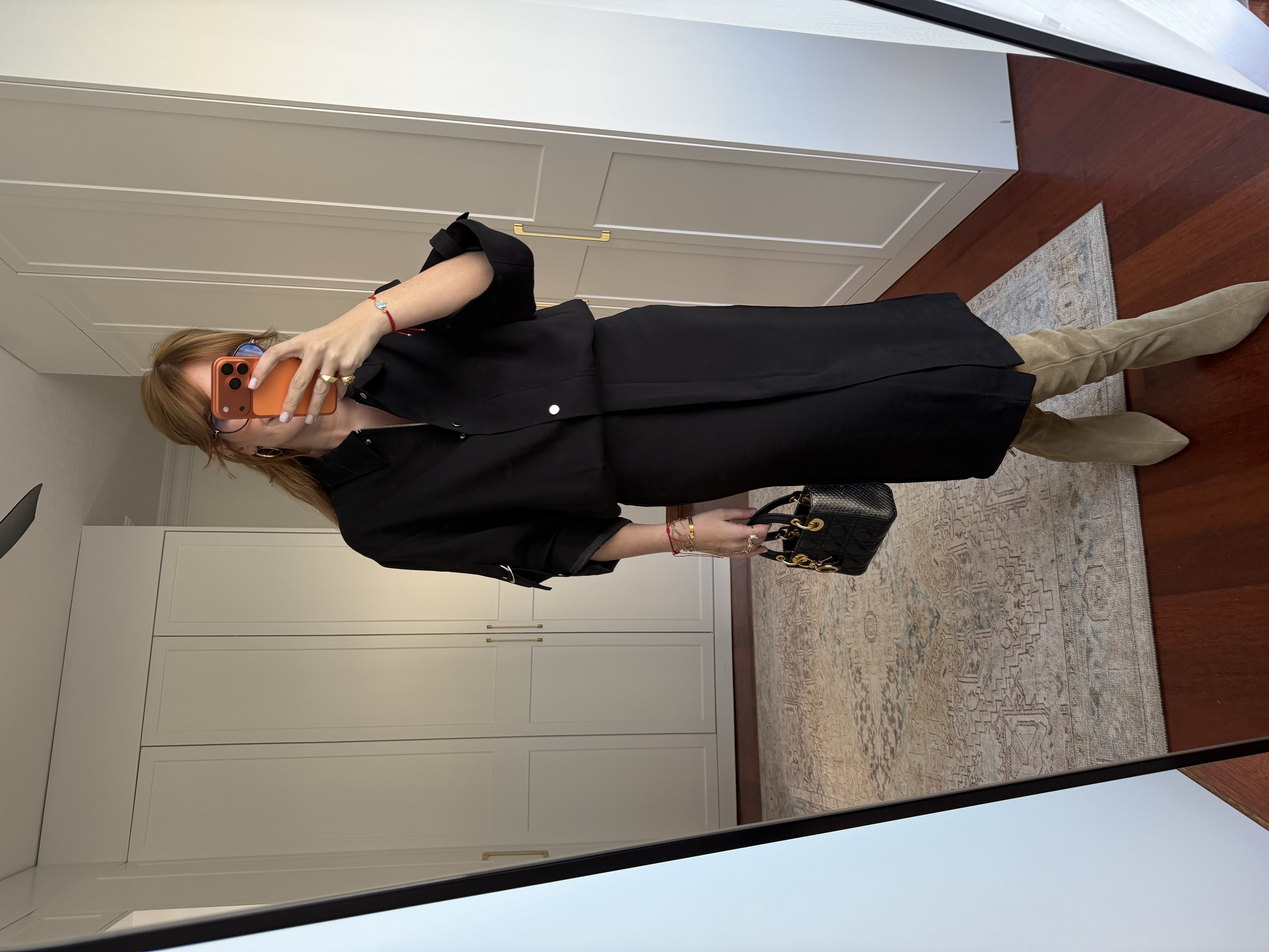 Premium Kalite , Bomber Ceket & Etek , Siyah Takım