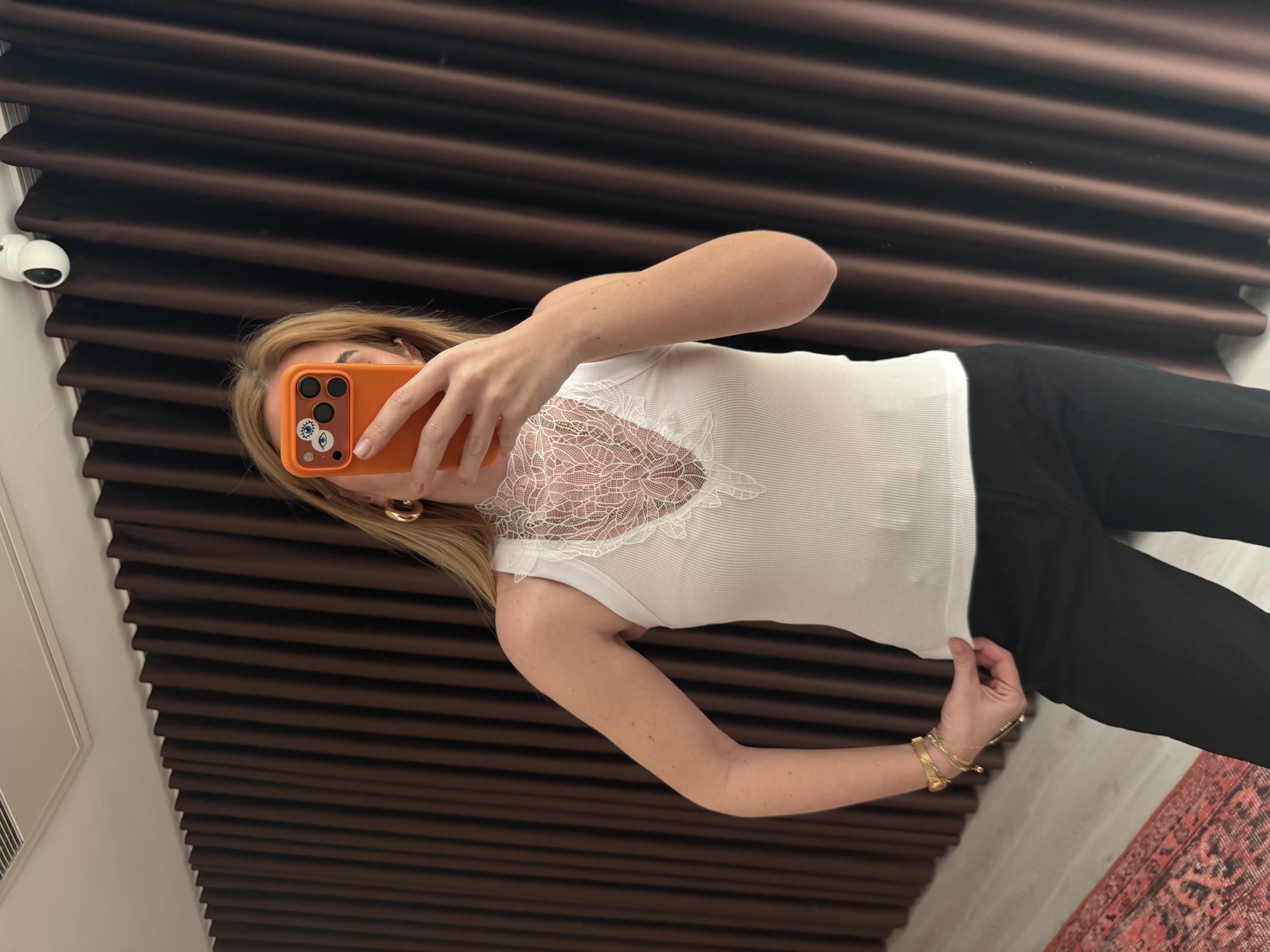 Çift Taraflı , Dantel Detaylı , Beyaz Atlet