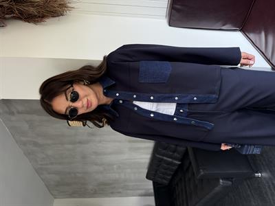 Orijinal Model , Jean Detaylı , Lacivert , Premium Takım