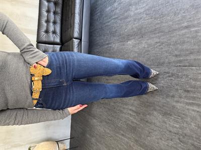 Orijinal Marka , Likrali İspanyol Paça , Blue Jean Pantolon