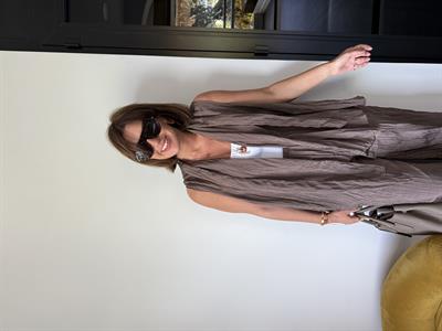 Orijinal Model , Bağlamalı , Acı Kahve , Bluz & Pantolon , Takım