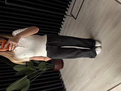 Orijinal Marka , Beli Lastikli , Yumuşacık , Antrasit Palazzo Jean