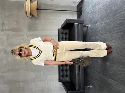 Likralı , Bej , İspanyol Paça , Jean Pantolon 