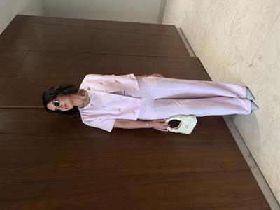 Orijinal Model , Gold Düğmeli , Ceket & Pantolon , Pembe Takım