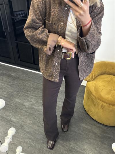 Orijinal Marka , Likralı , Acı Kahve , İspanyol Paça Jean 