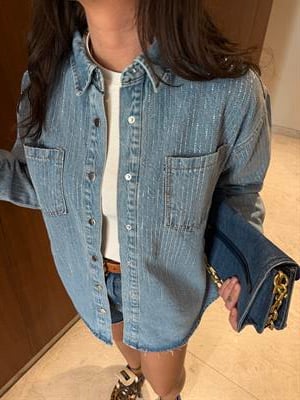 Sıralı Taş İşlemeli , Jean Gömlek