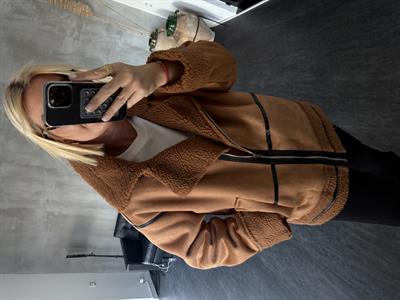 İçi Teddy Astarlı , Kahverengi Nubuk Kaban