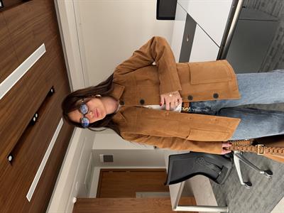 Orijinal Model , Premium Kalite , Camel Süet Ceket