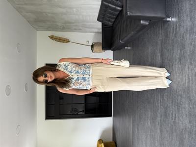 Beli Cırtlı , Bej , Tiril , Palazzo Pantolon