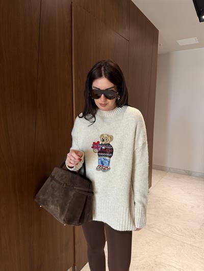 Orijinal Model , Teddy , Bej Triko