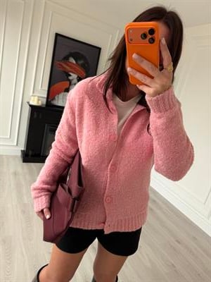 Orijinal Marka , Pembe , Triko Hırka