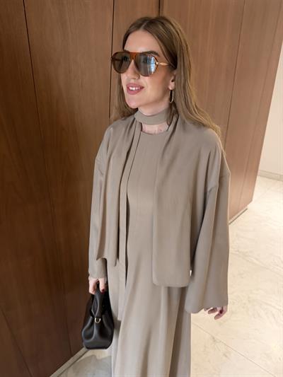 Elbise & Ceket , Vizon Tencel Takım