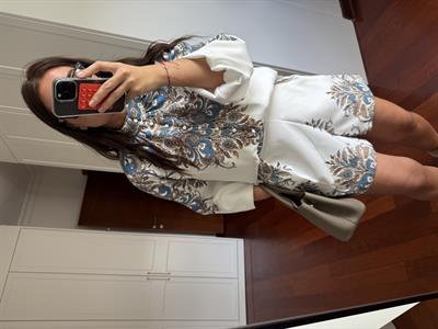 Orijinal Model , Desenli , Ekru , Şortlu Takım