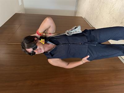 Premium , Likralı , Jean Yelek