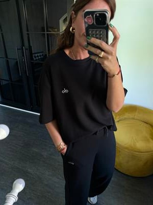 Orijinal Marka, Kısa Kollu Siyah Modal Takım