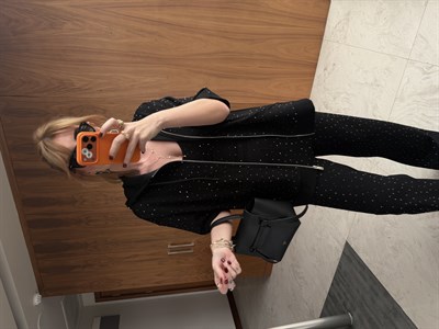 Siyah , Taş Detaylı , Üçlü Modal Takım