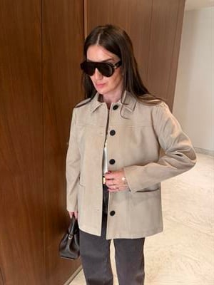 Orijinal Model , Premium Kalite , Taş Süet Ceket