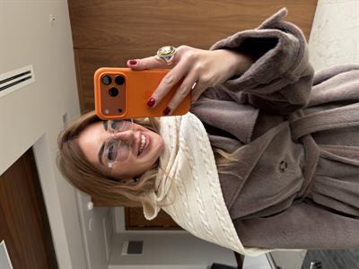 Ekru , Saç Örgülü , Şapkalı Atkı