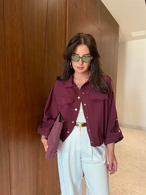 Orijinal Model , Bordo , Bomber Ceket