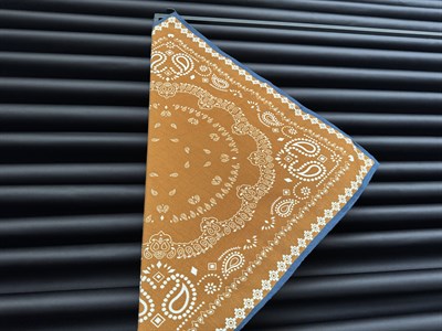 70x70 cm Taba Paisley Şal