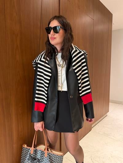 Premium Kalite , Siyah Deri Ceket