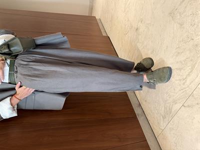 Düğme Detaylı , Premium , Haki Keten Pantolon