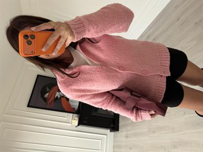 Orijinal Marka , Pembe , Triko Hırka