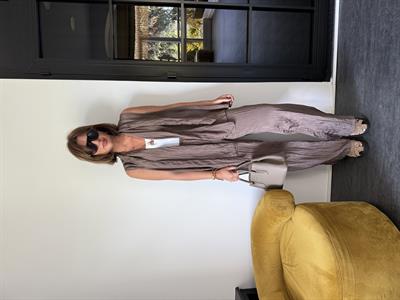 Orijinal Model , Bağlamalı , Acı Kahve , Bluz & Pantolon , Takım