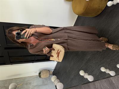 Premium , Kahverengi , Gömlek Etek Takım