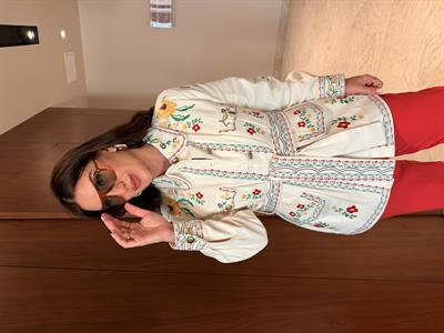 Orijinal Model , Renkli Nakışlı , Premium Ceket